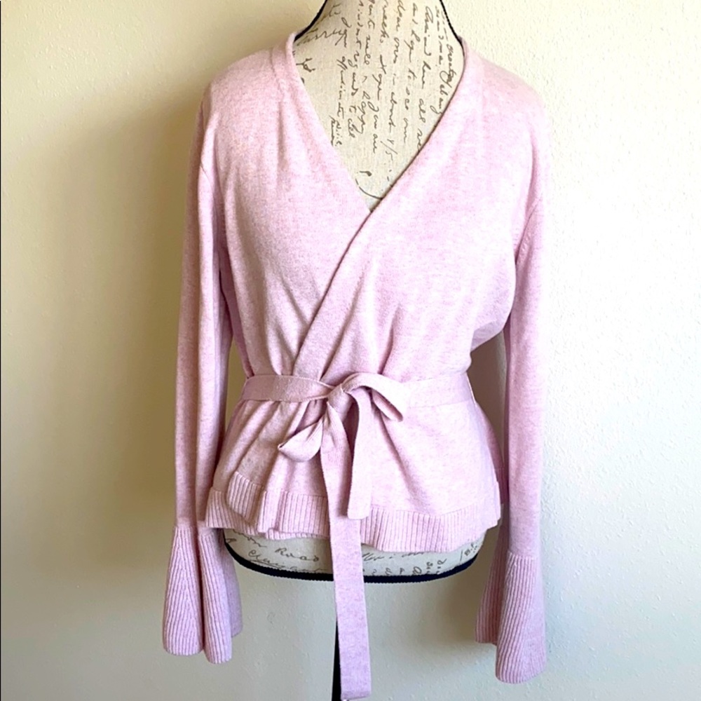 Pink J.Crew Cardigan